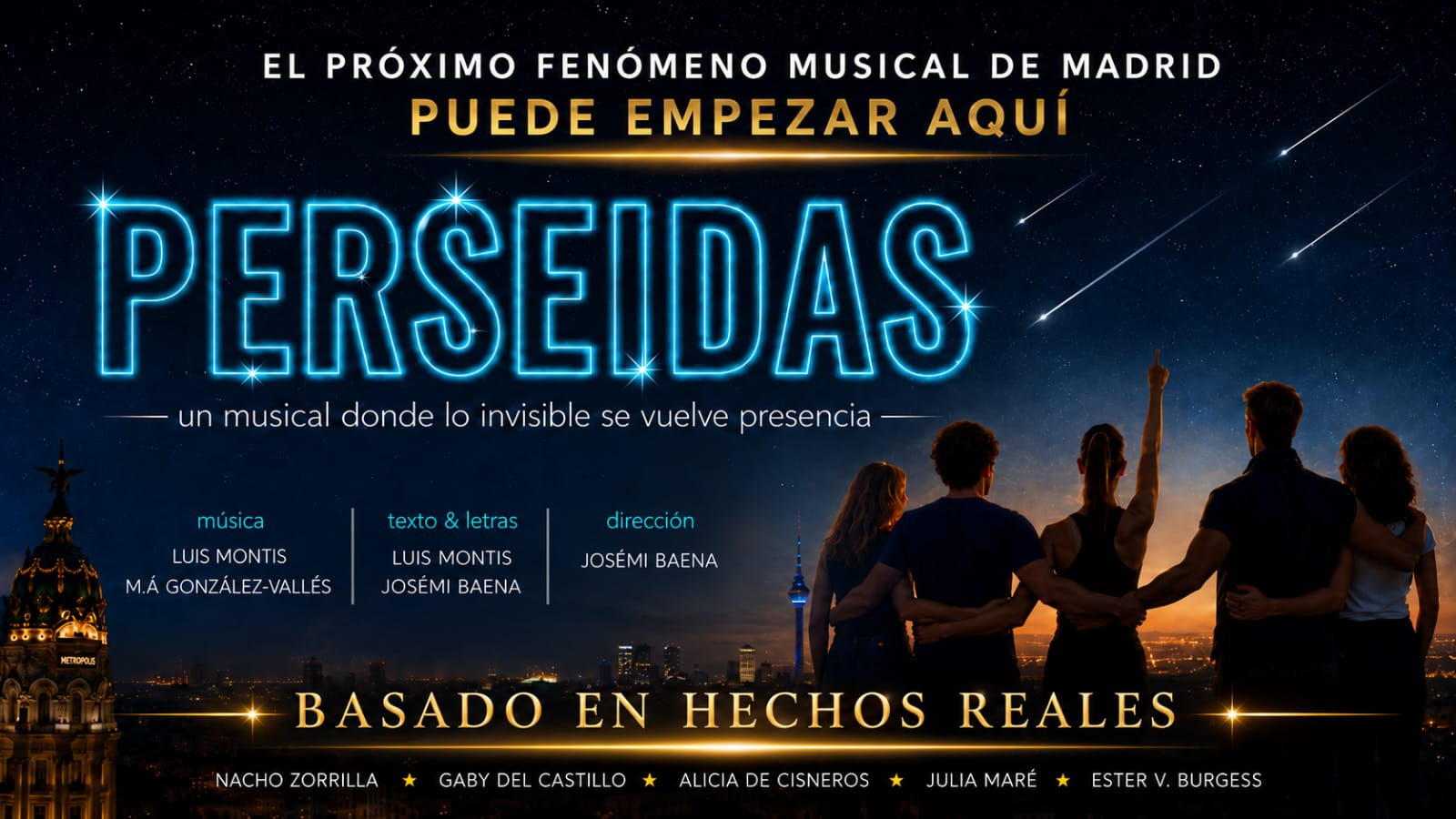 Cartel Perseidas El Musical